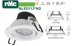 Đèn LED âm trần 6W NVC - NLED1126ND-6W/3000K